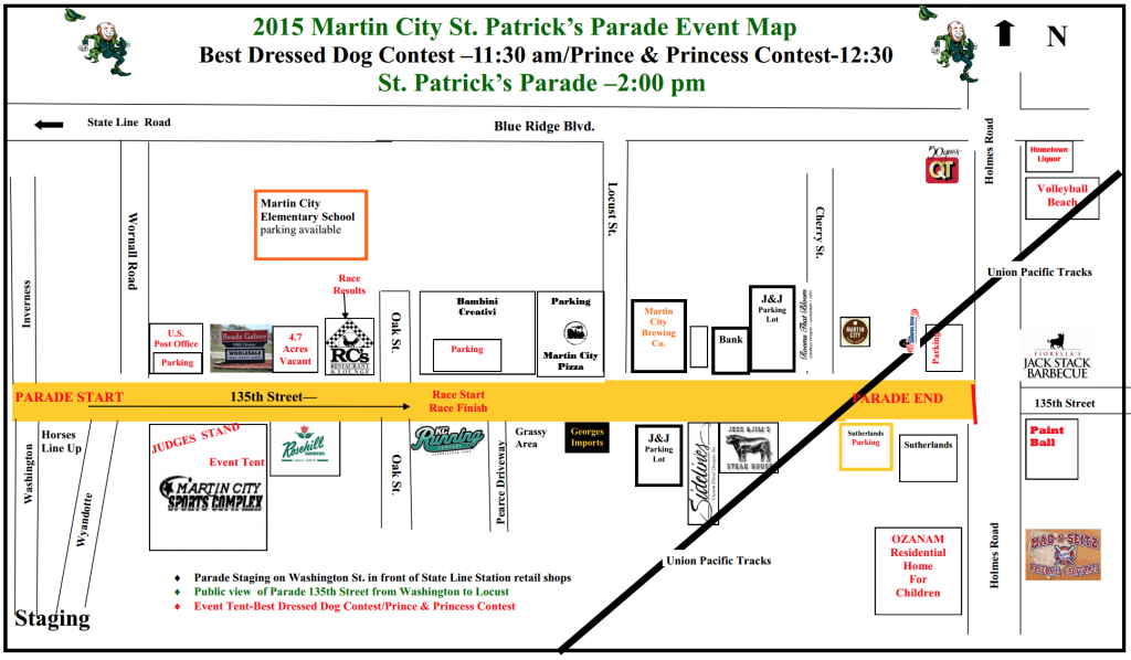 martin city parade route 2015