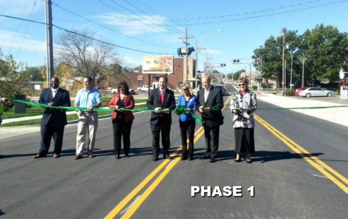 Phase 1 Martin City 135th Street construction