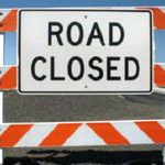 road closed