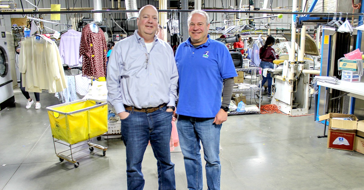 Hangers Cleaners co-owners Joe Runyan and Brian Gunnerson