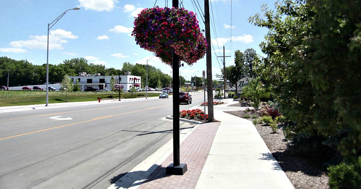 Construction and beautification on 135th Street in Martin City took five years to complete.