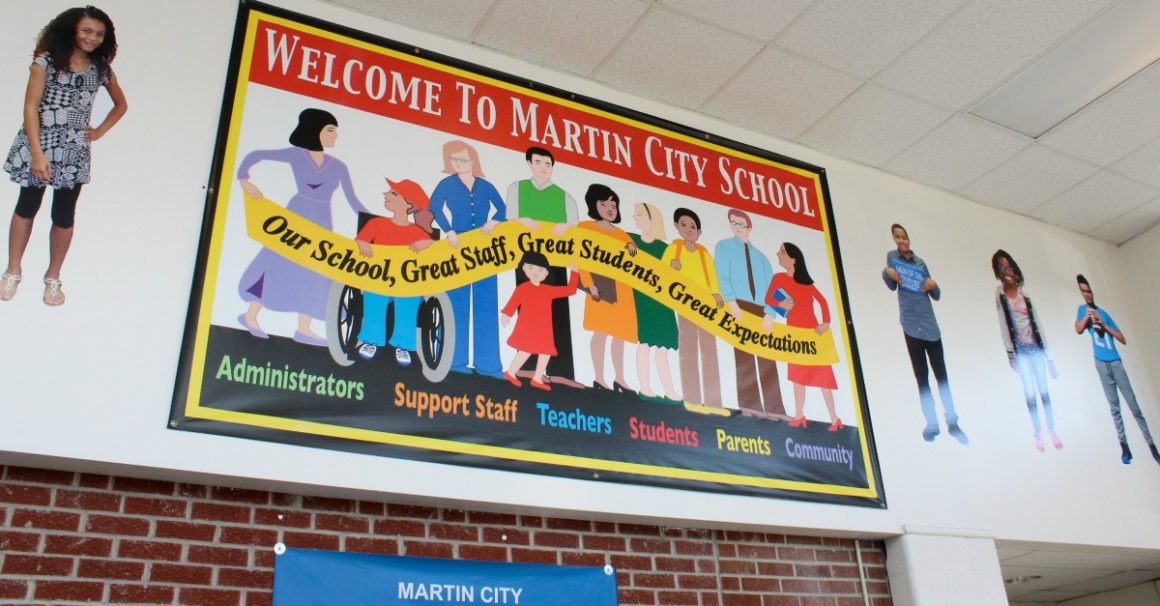 2019 martin city k-8 Supportive signage along school walls