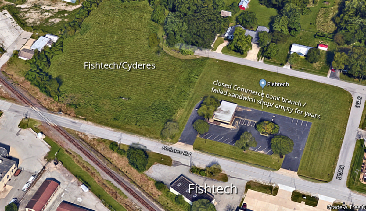 Fishtech has invested millions in land acquisition and property development along Holmes Road.