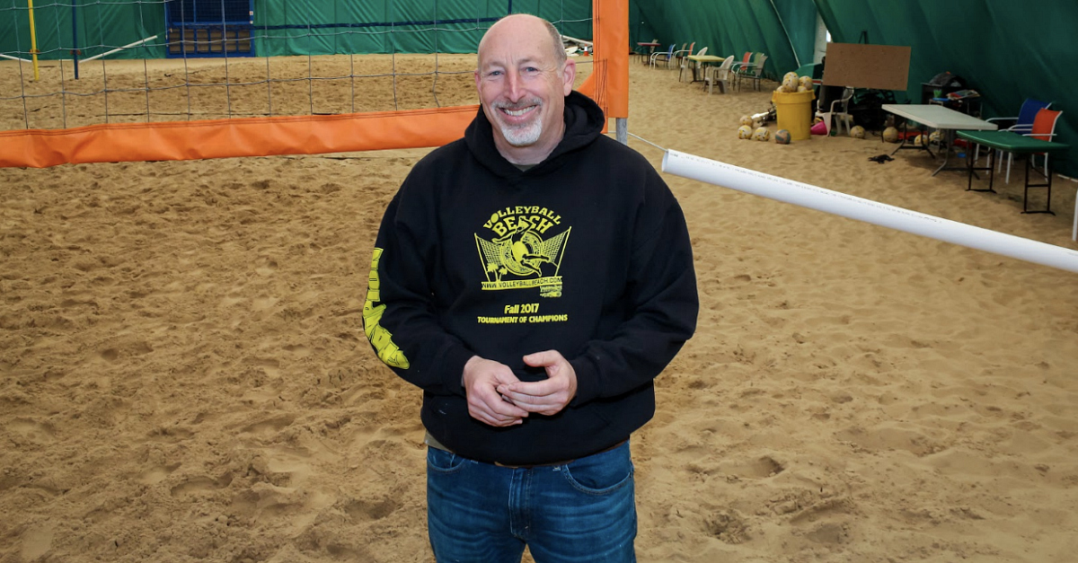 Volleyball Beach owner, Howard Barewin