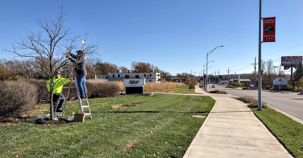 Planting the Community Tree in Martin City, Missouri