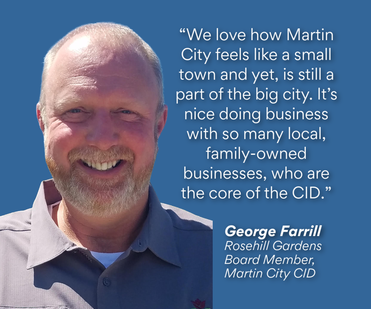 George Farrill martin city cid board member