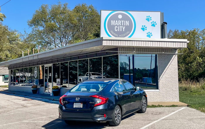 Martin City Animal Hospital exterior southwest