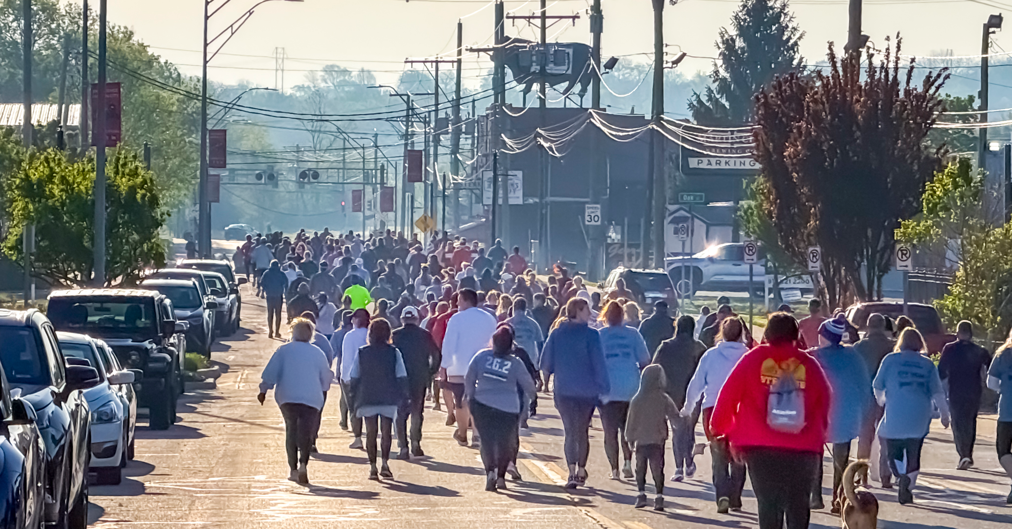Martin City Whiskey Run starts
